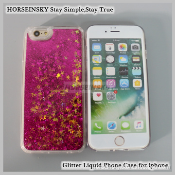 Bling Phone Case for iPhone Liquid Quicksand Shining Glitter Phone Cover